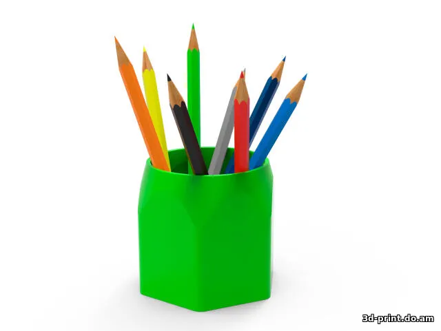 3D-модель "Подставка для Карандашей, Карандашница"