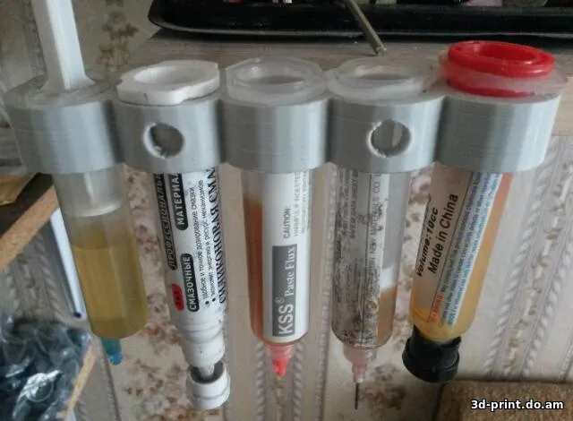 3D-модель "Держатель шприцев /флюса"