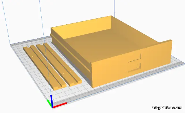 3D-модель "Ящик в 5.25" отсек"