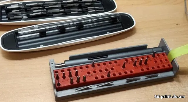 3D-модель "Ложемент и футляр для отвертки Xiaomi Wowstick F1 pro"