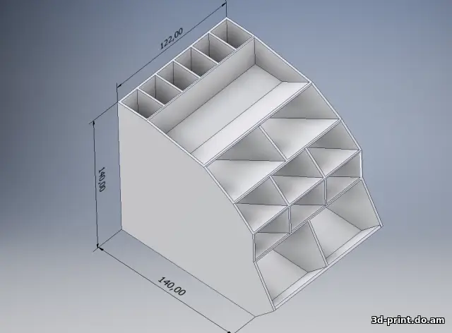3D-модель "Большой органайзер для канцелярии"