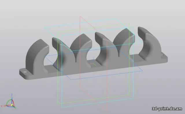 3D-модель "Держатель для вилки розетки"