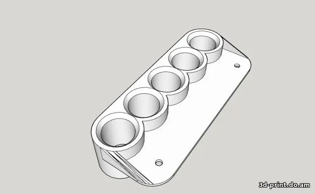 3D-модель "Держатель шприцев /флюса"