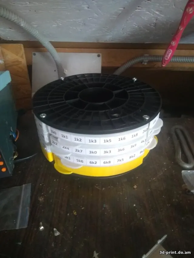 3D-модель "Органайзер для радиодеталей из катушки FD Plast"