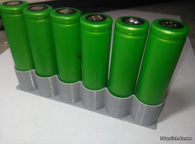 3D-модель "Подставка для хранения аккумуляторов 18650"