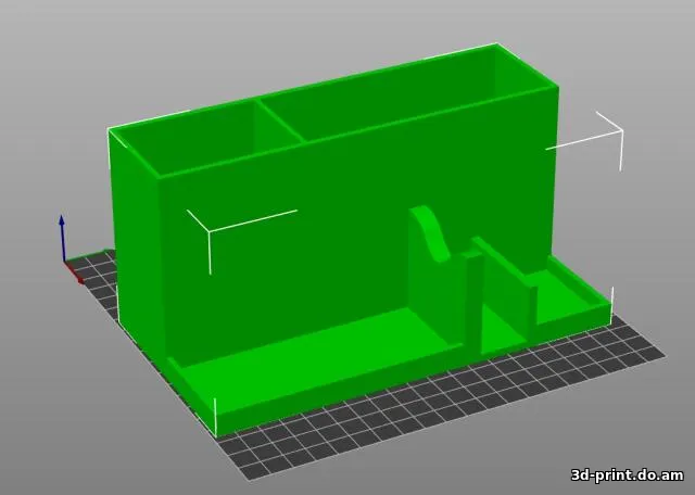 3D-модель "Органайзер для клеевого пистолета"