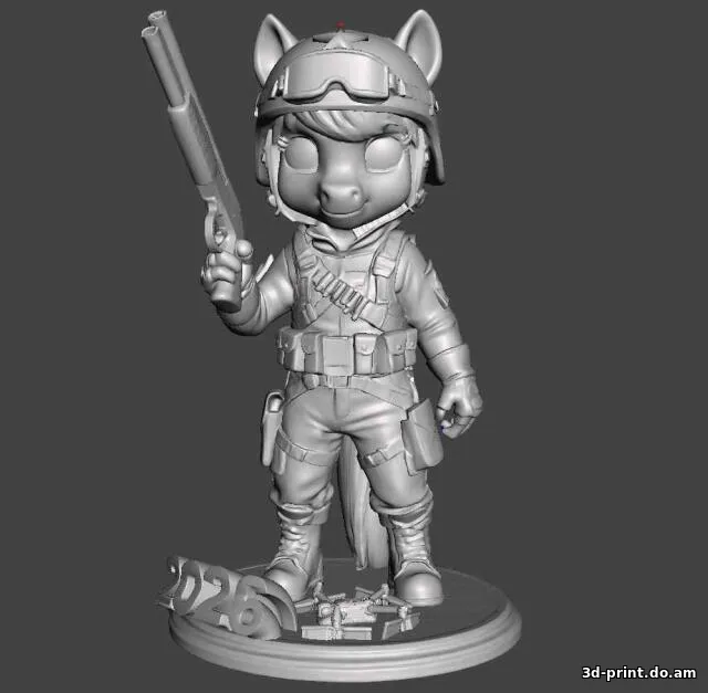 3D-модель "Пони 2026. Охотник"