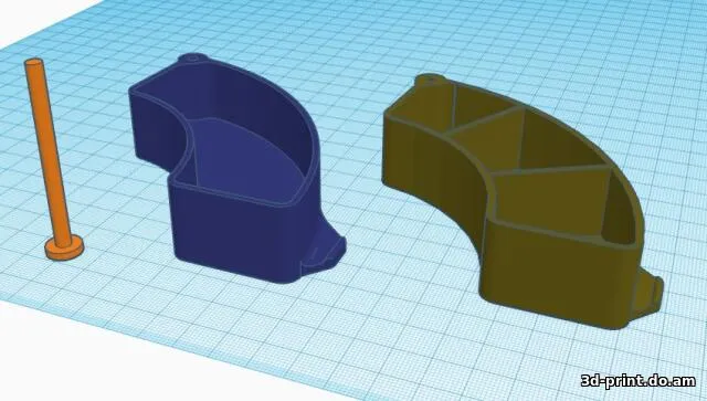 3D-модель "Ещё один вариант органайзера из катушки от филамета"