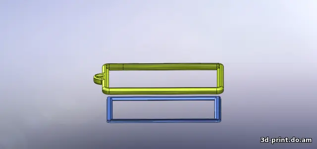 3D-модель "Рамка для бейджика"