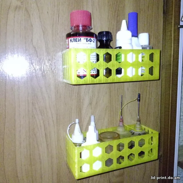 3D-модель "Органайзер для флаконов на дверь"