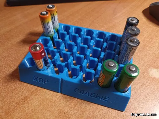 3D-модель "Подставка АА батареек"