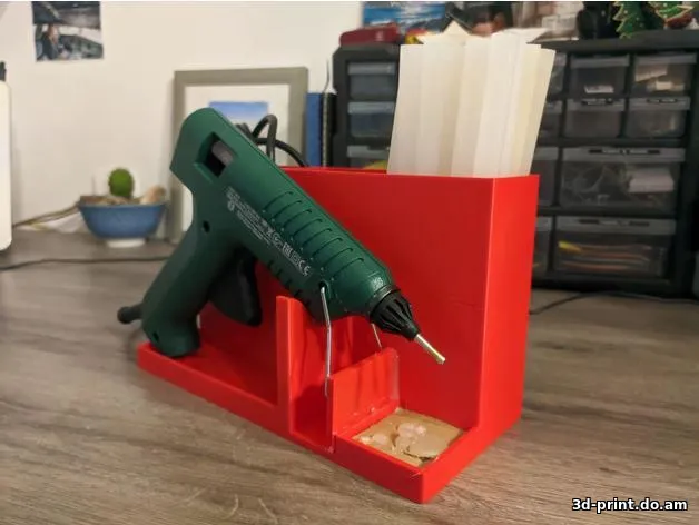 3D-модель "Органайзер для клеевого пистолета"