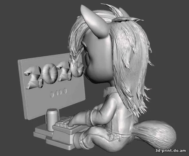 3D-модель "Пони 2026. Креведко"