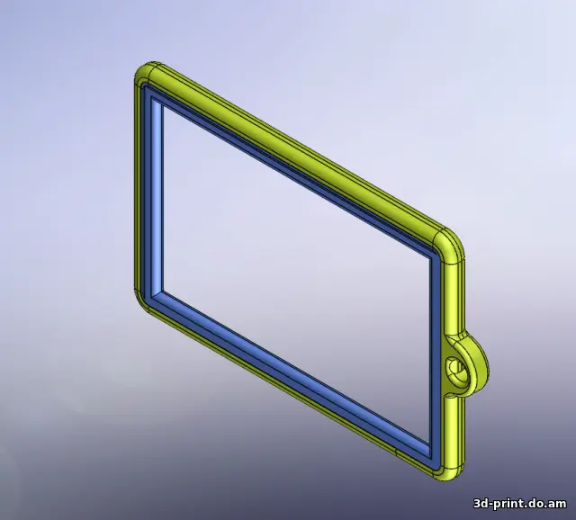 3D-модель "Рамка для бейджика"