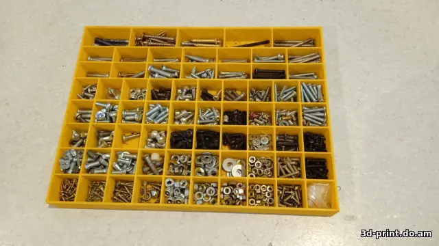 3D-модель "Кассета для винтов и саморезов"