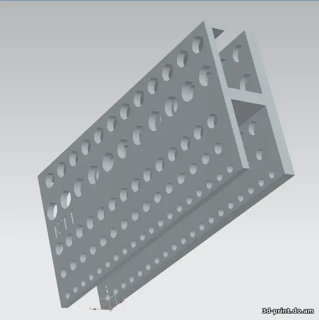 3D-модель "Подставка для свёрл и фрез"