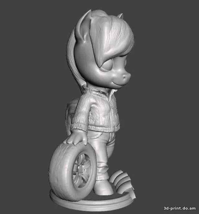 3D-модель "Пони 2026. Автолюбитель"