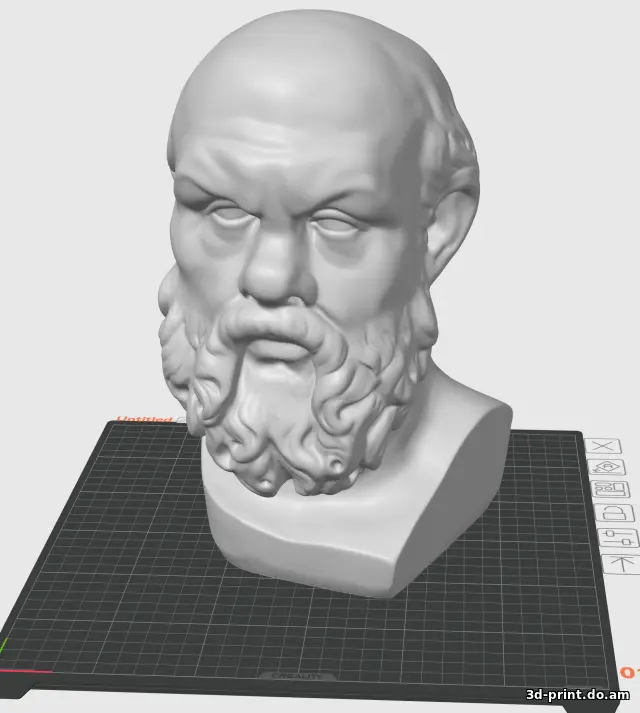 3D-модель "Бюст Сократа" 3D-модель "Бюст Сократа"