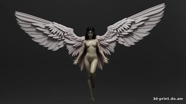 3D-модель "Девушка и ангел 18+" 3D-модель "Девушка и ангел 18+"