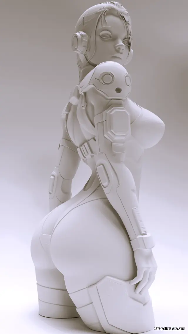 3D-модель "Девушка будущего 1.1"