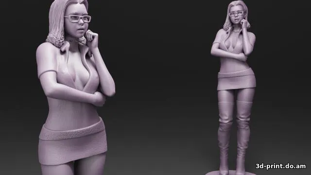 3D-модель "Девушка и ангел 18+"