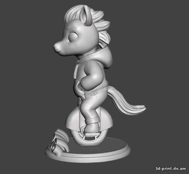 3D-модель "Пони 2026. Ветерок"