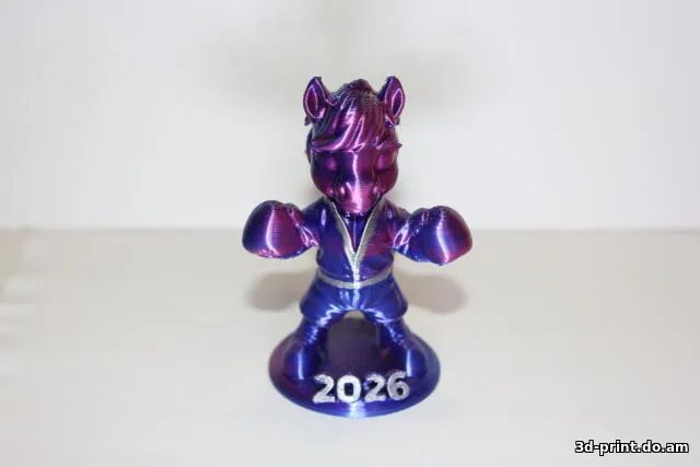 3D-модель "Пони 2026. Боксёр"