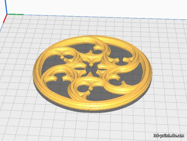 3D-модель "Готическая подставка 2"