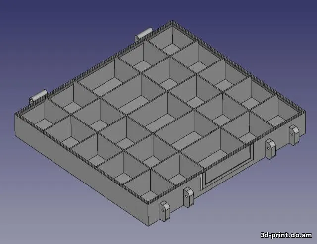 3D-модель "Ящик для мелочёвки 5х5"