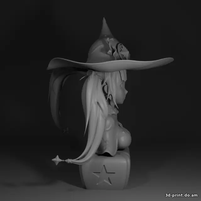 3D-модель "Мона из Геншин Импакт"