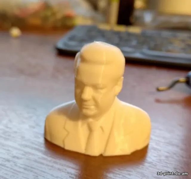 3D-модель "Ельцин Борис Николаевич бюст"