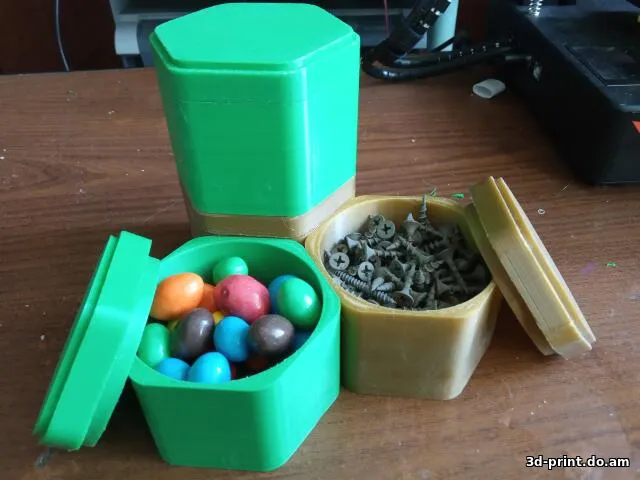 3D-модель "Баночка-шкатулка"