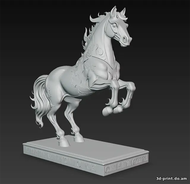 3D-модель "Огненная лошадь"