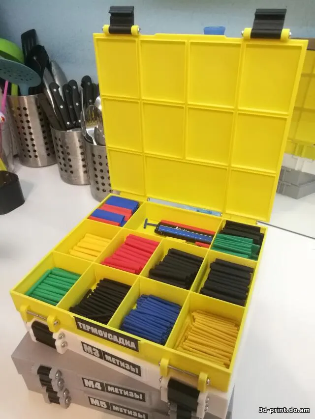 3D-модель "Ящик для мелочёвки 3х4"