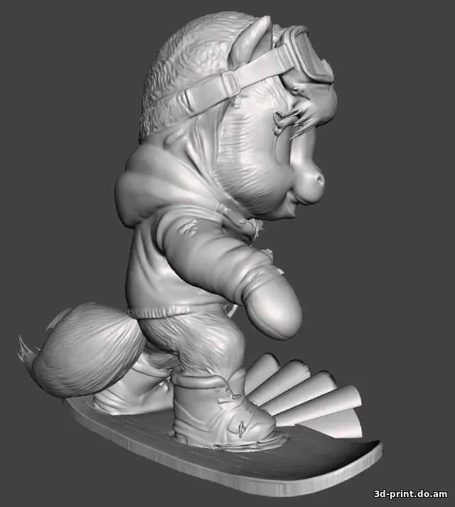 3D-модель "Пони 2026. Сноубордист"