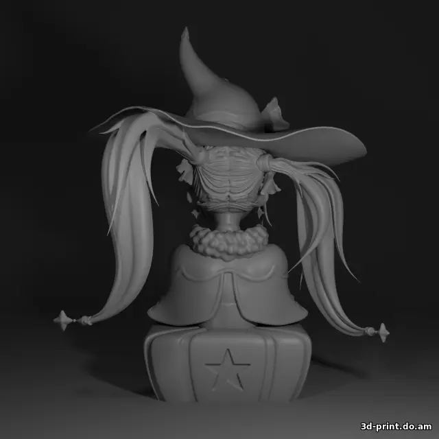 3D-модель "Мона из Геншин Импакт"