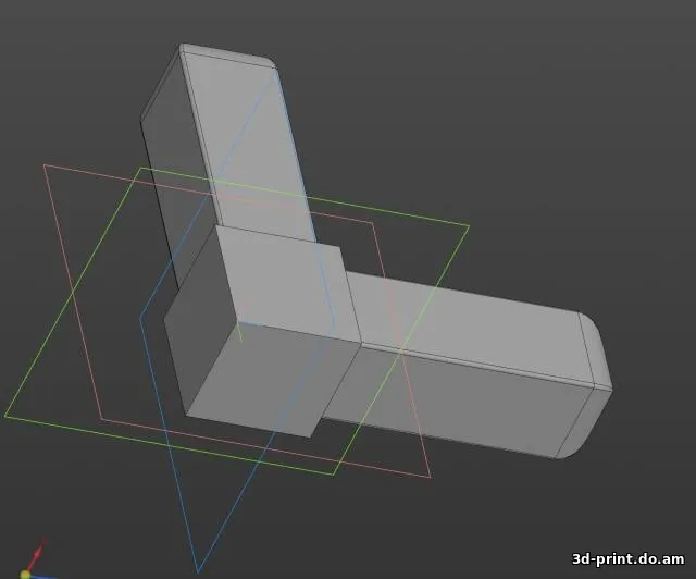 3D-модель "Коннекторы для профильных труб 18х18 мм"