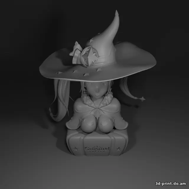 3D-модель "Мона из Геншин Импакт"