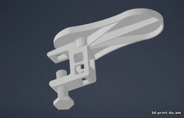 3D-модель "Компьютерный подлокотник для поддержки кисти и локтя"