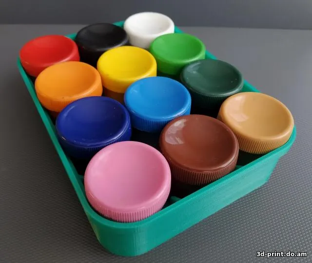 3D-модель "Контейнер под гуашь"