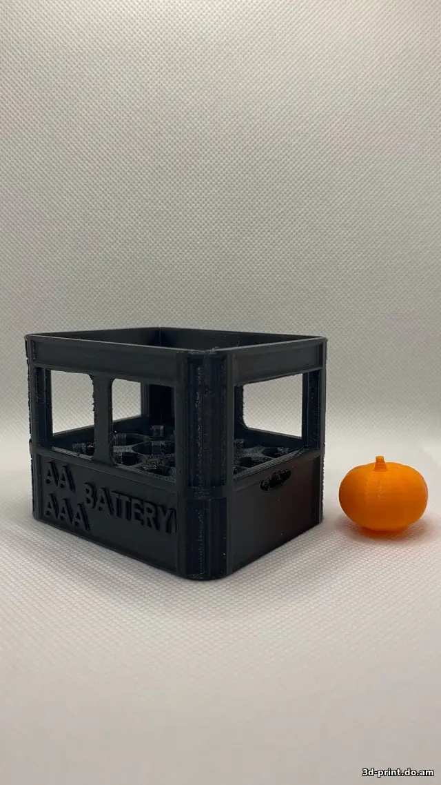 3D-модель "Комбинированный кейс для батареек типа АА и ААА"