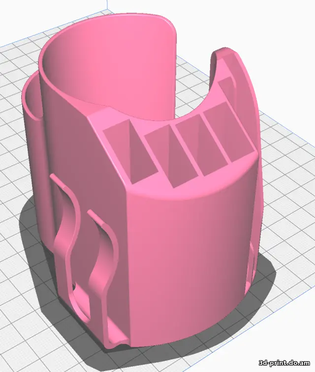 3D-модель "Органайзер под ватные диски+палочки и пинцеты"