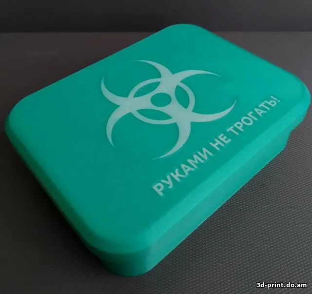 3D-модель "Контейнер под гуашь"