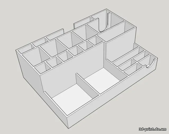 3D-модель "Органайзер в офис"