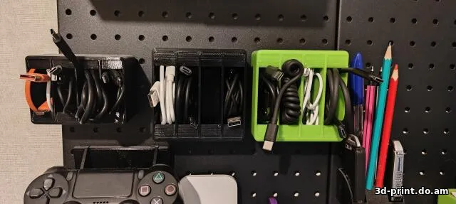 3D-модель "Набор креплений к перфопанели (шаг отверстий 25мм)"