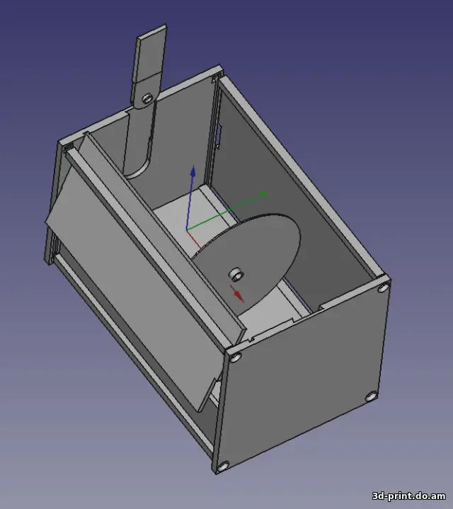 3D-модель "Коробка для хранения лент"
