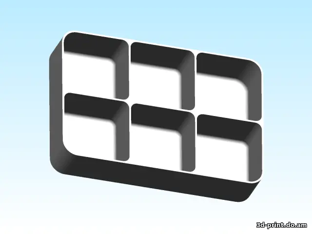 3D-модель "Удобная коробка"