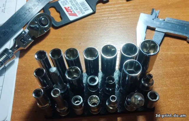 3D-модель "Фиксатор головок 1/4"