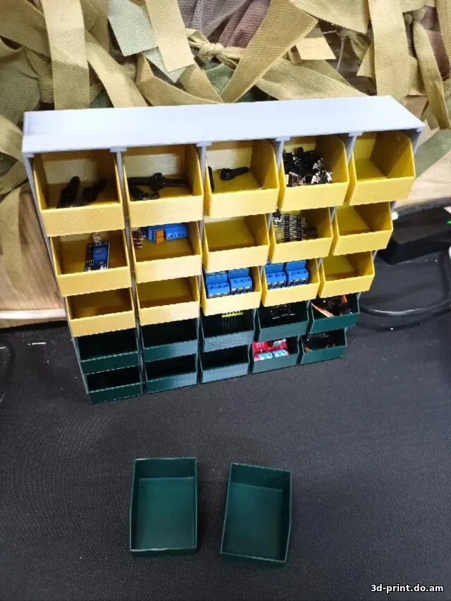 3D-модель "Органайзер для электронной мелочевки"