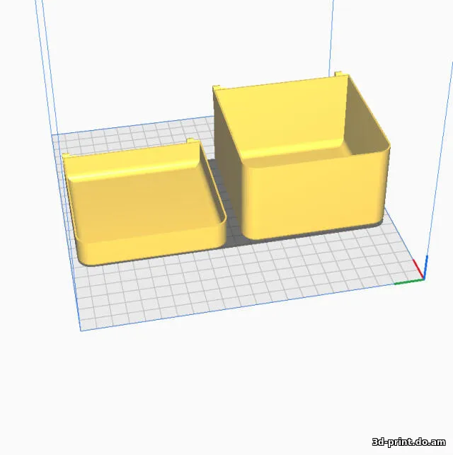 3D-модель "Коробка с петлями"